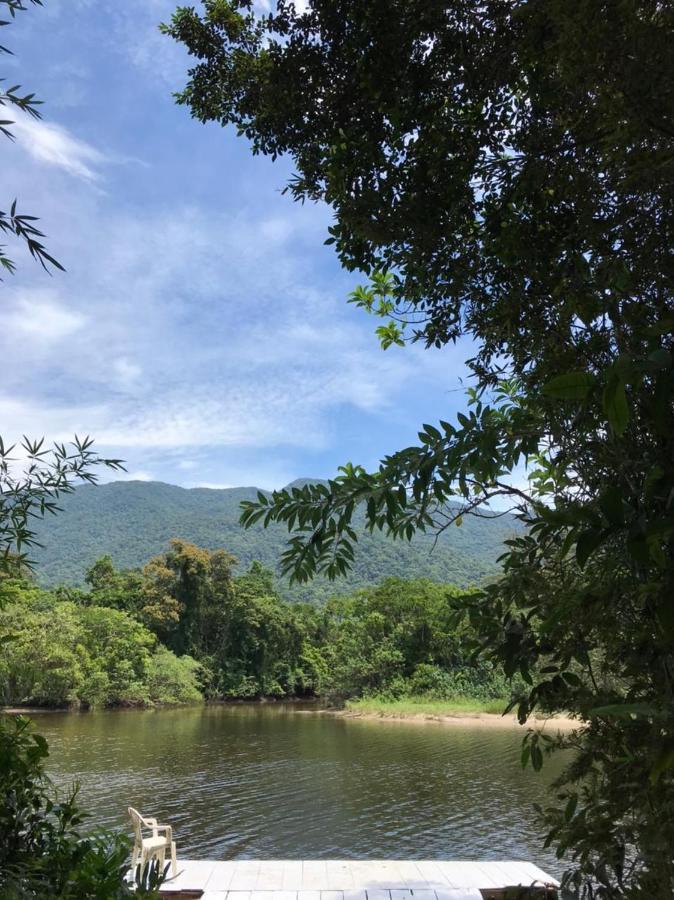 Вілла Casa A Beira Do Rio Jaguareguava Na Mata Atlantica Em Bertioga Sp Екстер'єр фото