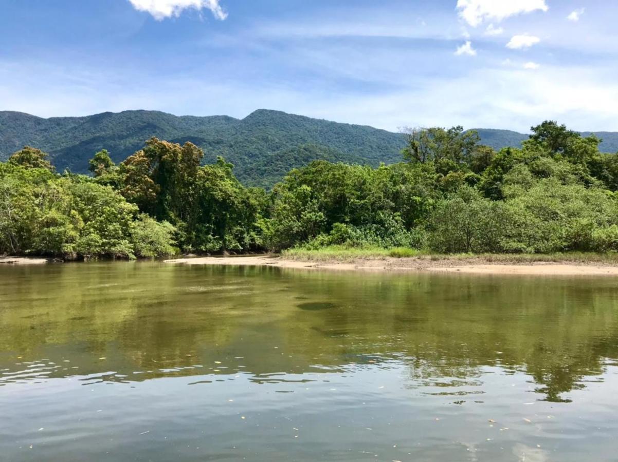 Вілла Casa A Beira Do Rio Jaguareguava Na Mata Atlantica Em Bertioga Sp Екстер'єр фото