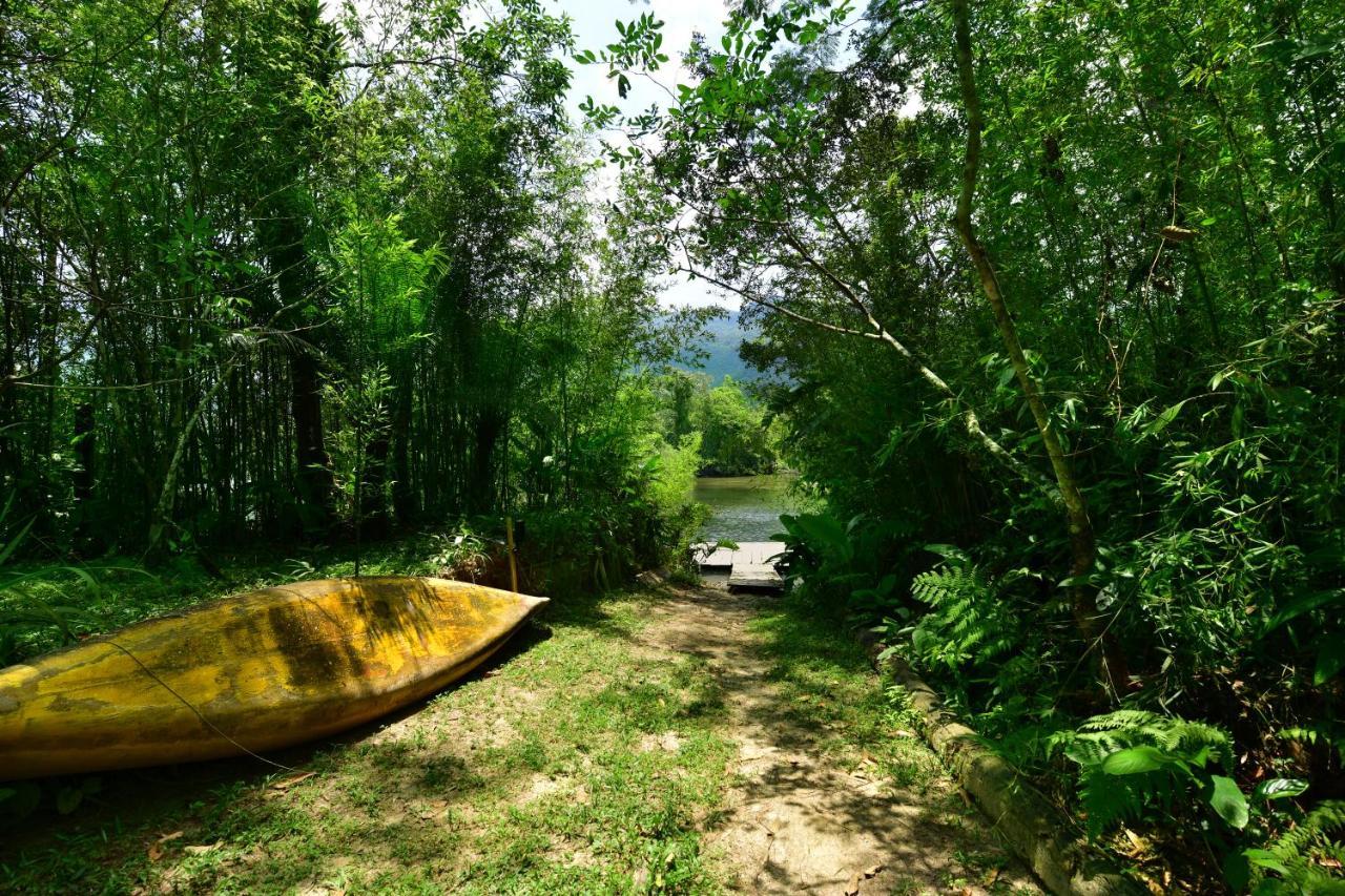 Вілла Casa A Beira Do Rio Jaguareguava Na Mata Atlantica Em Bertioga Sp Екстер'єр фото